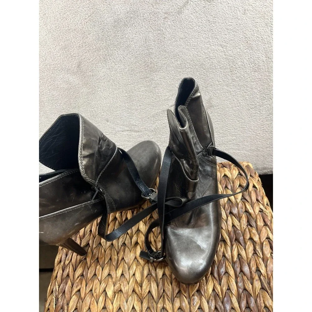 elie tahari Ankle booties Womens 9.5 Gray Heel 4